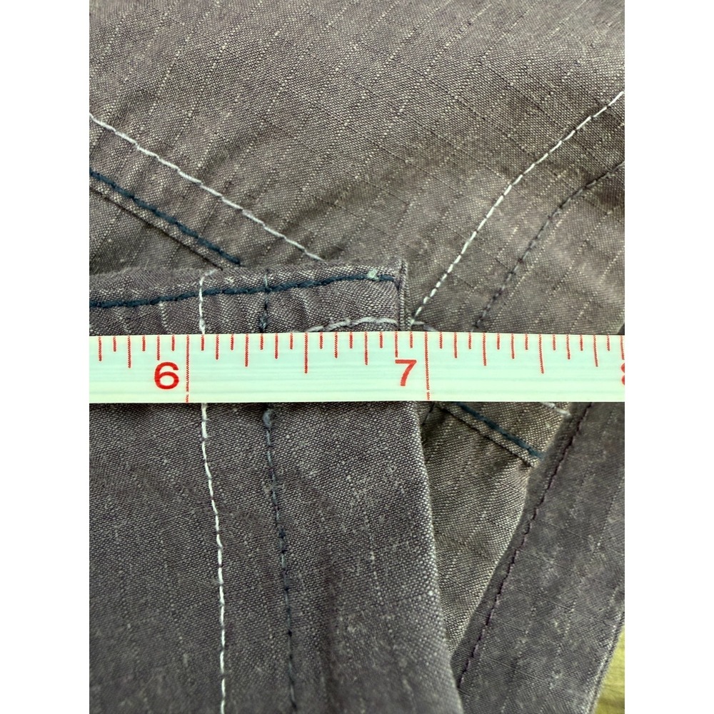 Title Nine Big B Purple Plum Outdoor Hiking Shorts Size 4 Multi-Pocket Ripstop - Picture 9 of 9